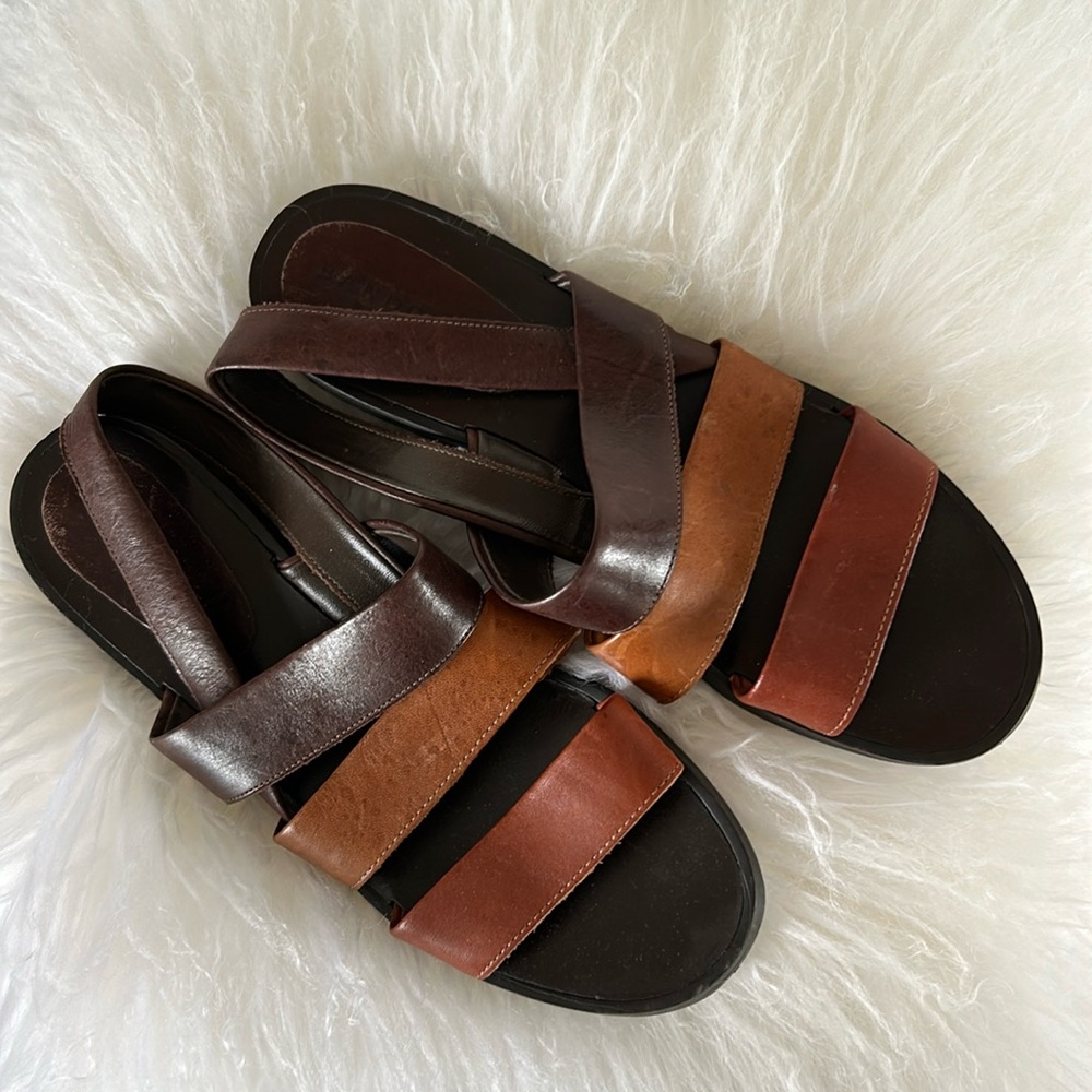 Bandolino tri-colour leather sandal